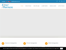 Tablet Screenshot of expatpartners.com